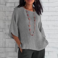 Solid Color Loose Simple T-Shirt