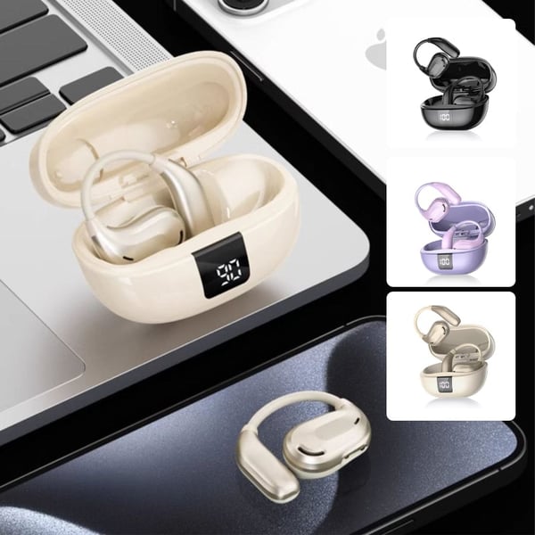 Hi-Fi Sports Bluetooth 5.4 Ear-Hook Headphones with Noise Cancelling