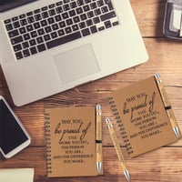 Eco-Friendly Bamboo Stationery Gift Set