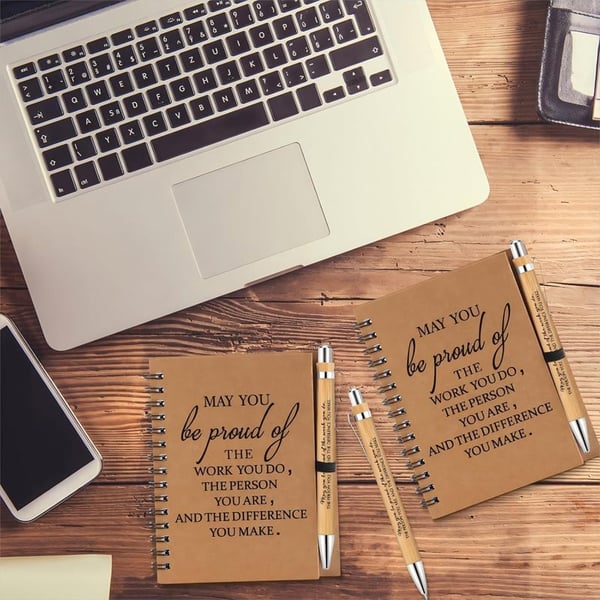 Eco-Friendly Bamboo Stationery Gift Set