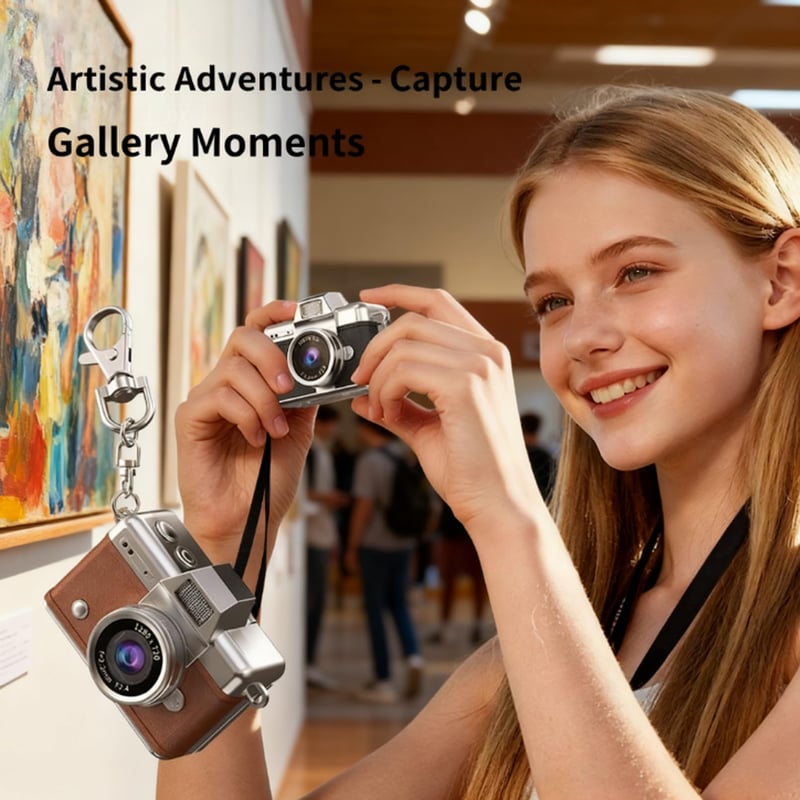 Sakerplus® Mini Flip Screen Retro Camera