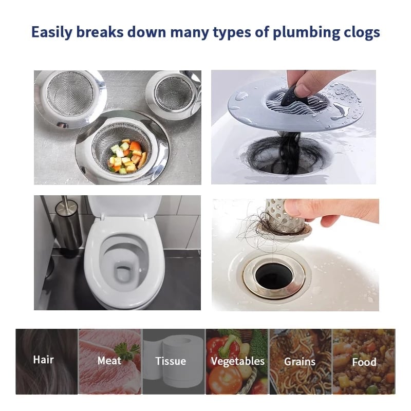 Powerful Pipe Unclogging Powder