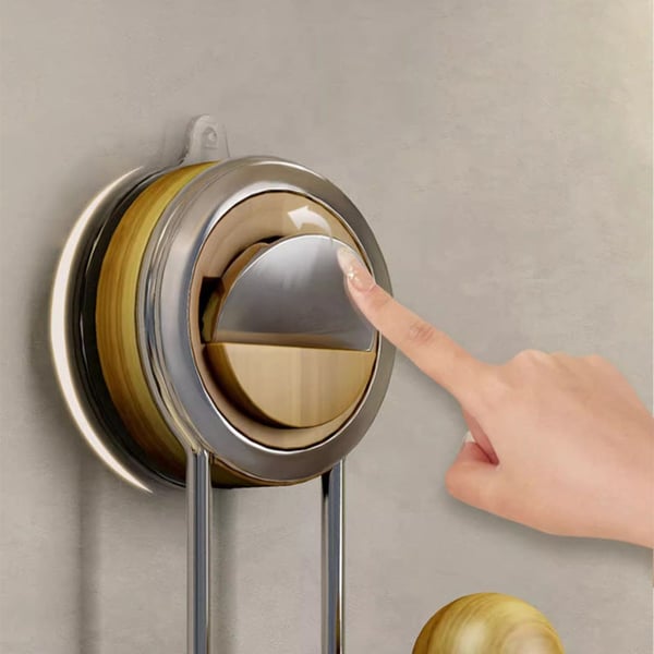 No-Drill Double Hook Suction Cup Hook