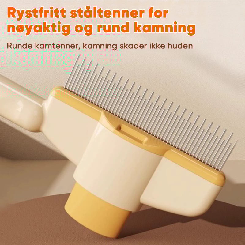 Selvrensende dyrepleiebørste