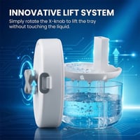 Retainer Cleaner Case Box with Auto Lift Tray