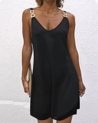 Casual Solid Color Cami Dress