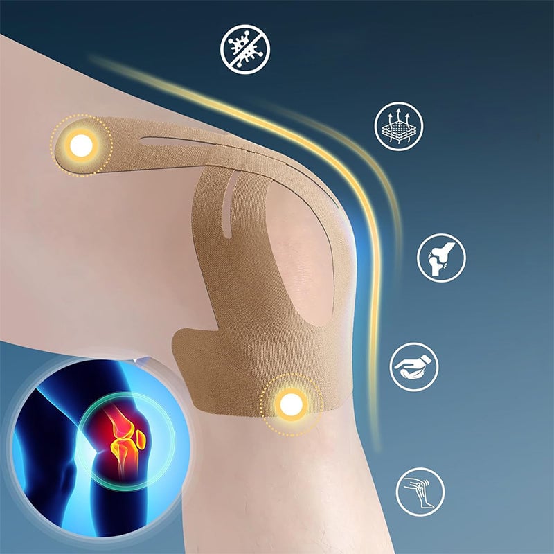 Vorgeschnittenes Kinesiologie-Tape für Knie