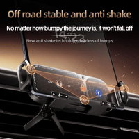 Sakerplus Wireless Charging Rotating Car Mount