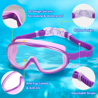 High Definition Waterproof Anti-fog Large Frame Swimming Goggles【Set Of 2 PCS】