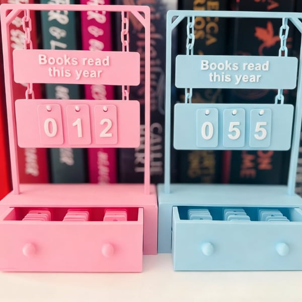 Hanging Book Counter With Numbers