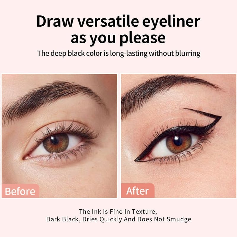 Stylo tampon eyeliner rotatif à double embout