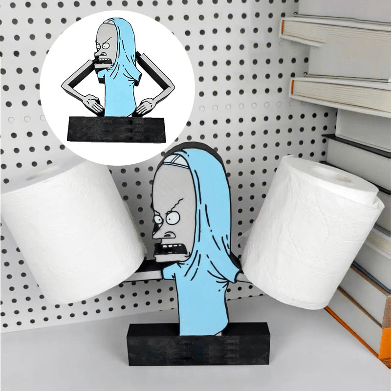 Cartoon Style Toilet Paper Holder
