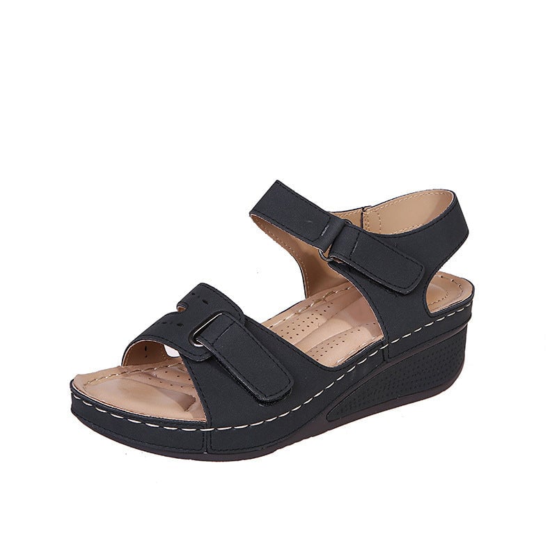 Sandalen im römischen Stil mit Klettverschluss