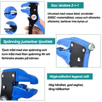 2 i 1 kabelstrippverktyg