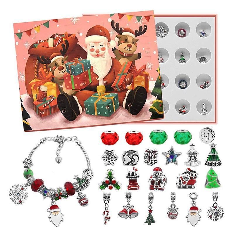 24 Tage Blindbox Weihnachten DIY Armband Kalender Geschenkbox Set