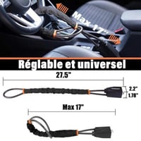 Antivol universel pour volant avec 2 clés