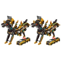 2-in-1 Magnetic Cars That Transform into Flying Dragon and Unicorn