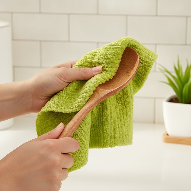 Bamboo Terry Hand-Torn Towel