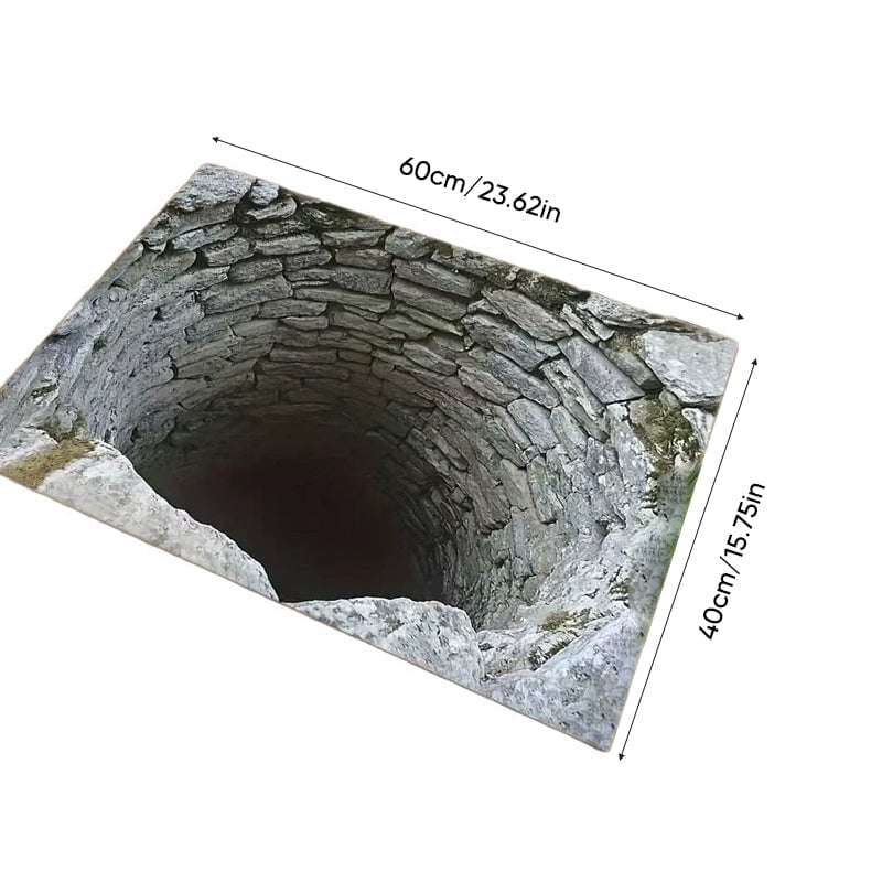 3D-Optische Illusions-Anti-Rutsch-Fußmatte