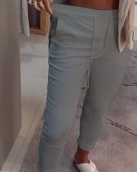 Drawstring Casual Pencil Pants