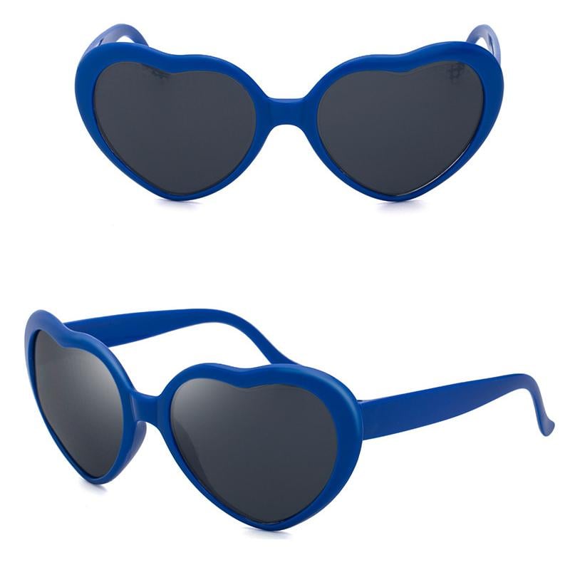 Large Oversized Womens Heart Shaped Sunglasses