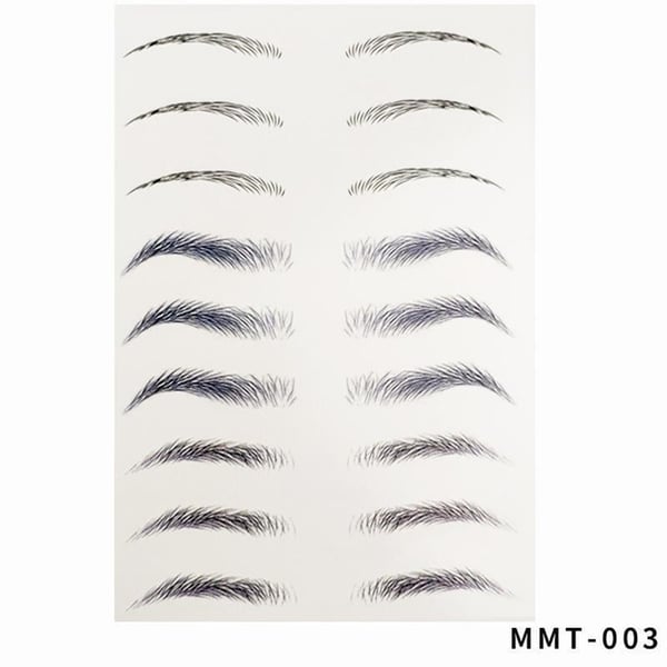 4D Naturale Adesivi per sopracciglia bionici impermeabili (9paia)