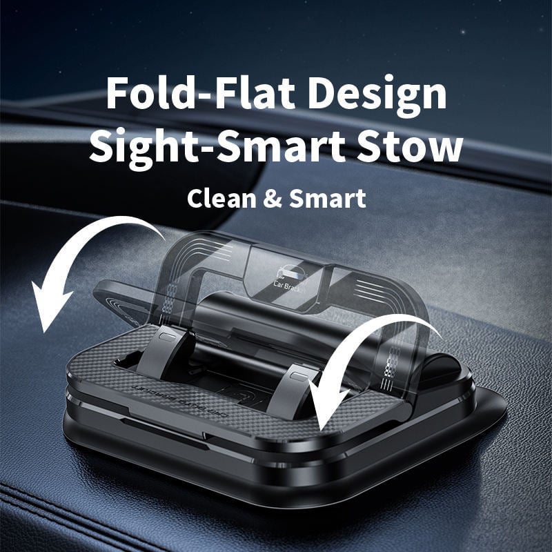 Foldable Silicone Parking Plate Phone Holder