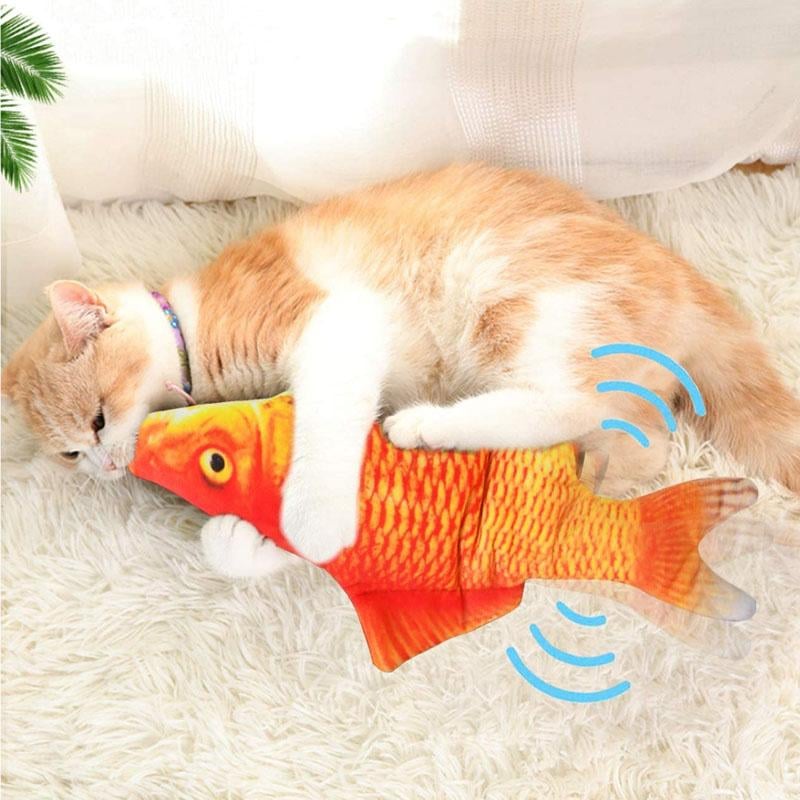 🐟Elektrischer Puppenfisch für Katze