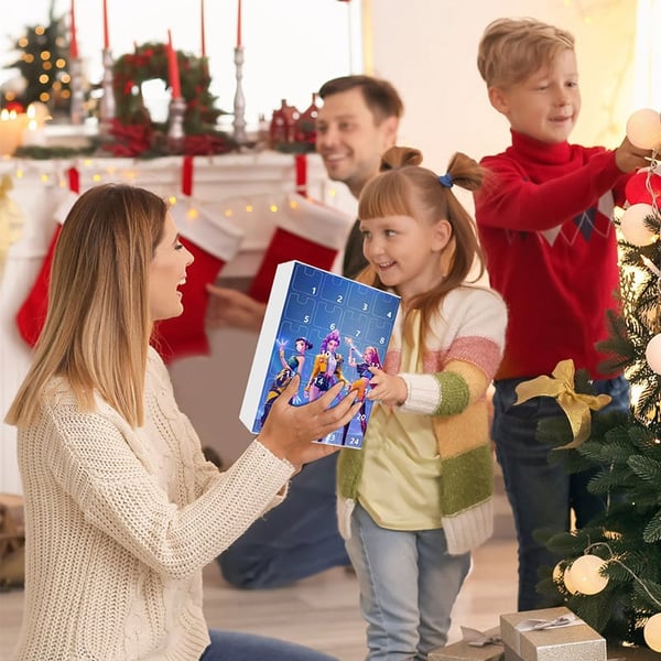 Keychain Christmas Countdown Calendar Blind Box