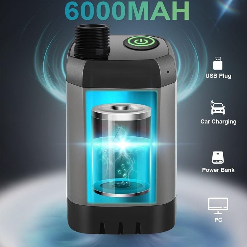Sakerplus Portable Rechargeable Outdoor Camping Shower Pump