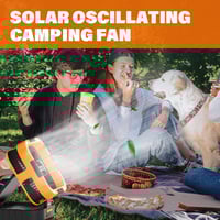 Sakerplus Solar Camping Fan