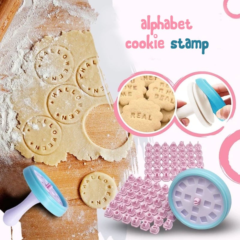 Alphabet Cookie Stamp Set