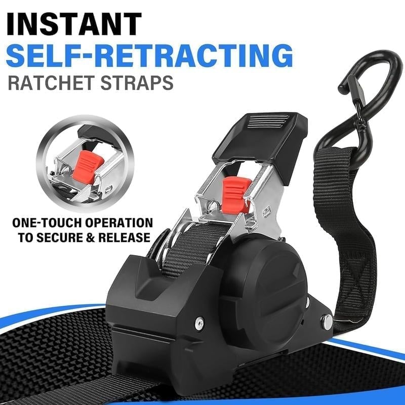 Premium automatic ratchet straps