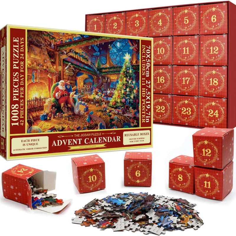 🎅🎄Adventskalender for julepuslespill