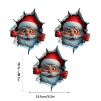 Santa Claus Wall Sticker Set