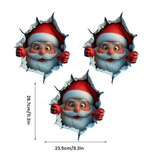 Santa Claus Wall Sticker Set