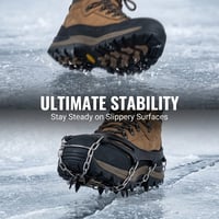 8-Claw Anti-Slip Ice Cleats for Shoes & Boots