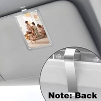 Acrylic Sun Visor Photo Holder