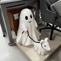 Halloween Ghost Walking Dog Statue👻