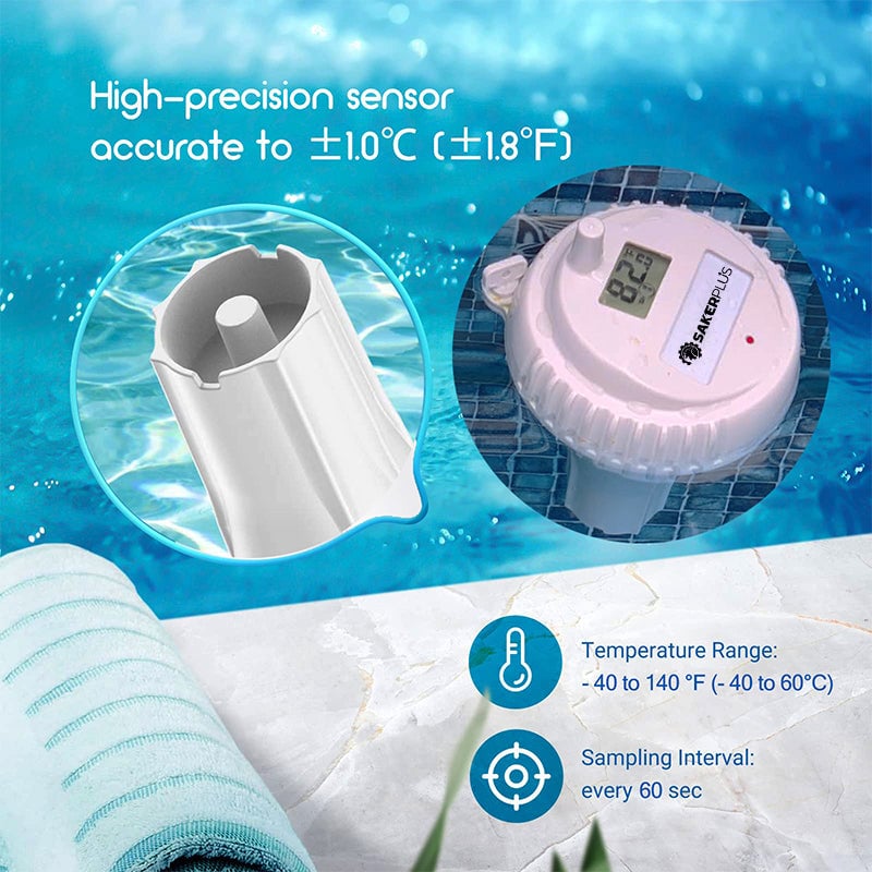 Sakerplus Wireless Pool Thermometer