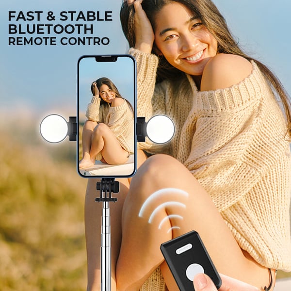 New 6 in 1 Bluetooth Selfie Stick