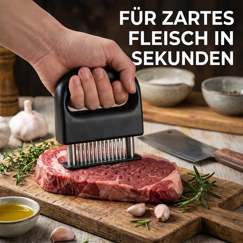Professioneller Fleischzartmacher mit Federung