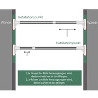 Ausziehbare Kleiderstange