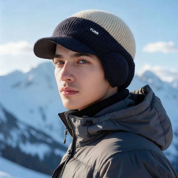 Windproof Thermal Cap with Visor