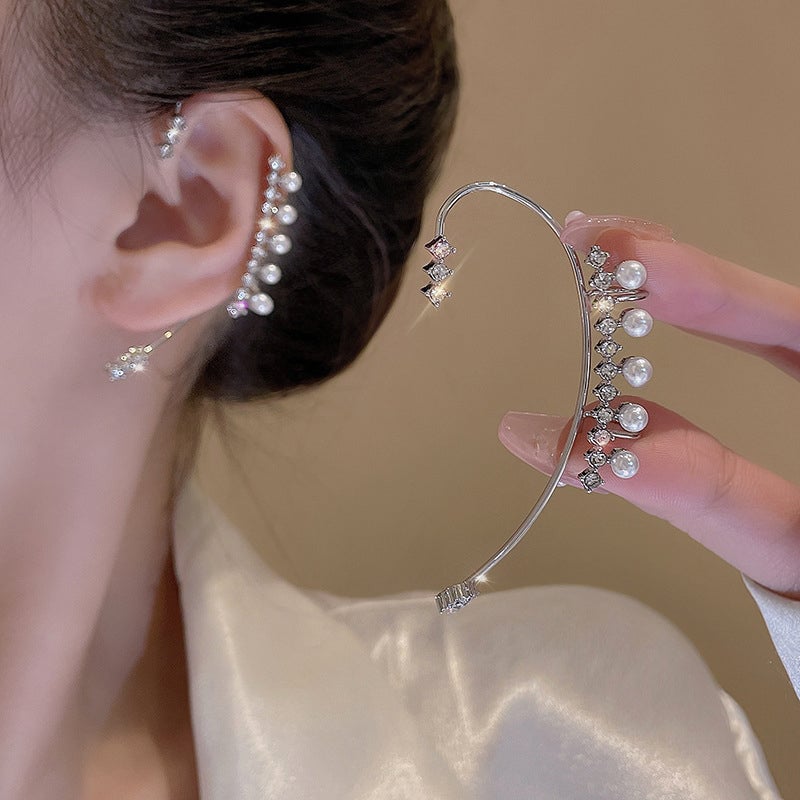 Ohrknochen Clip auf Manschette Ohrring