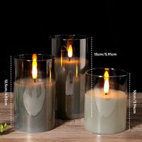 🕯️3D Glass Realistic LED Light