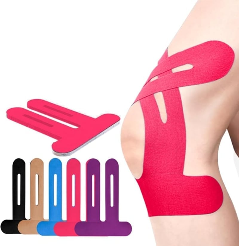 Voorgesneden kinesiologietape voor knieën 10 stuks