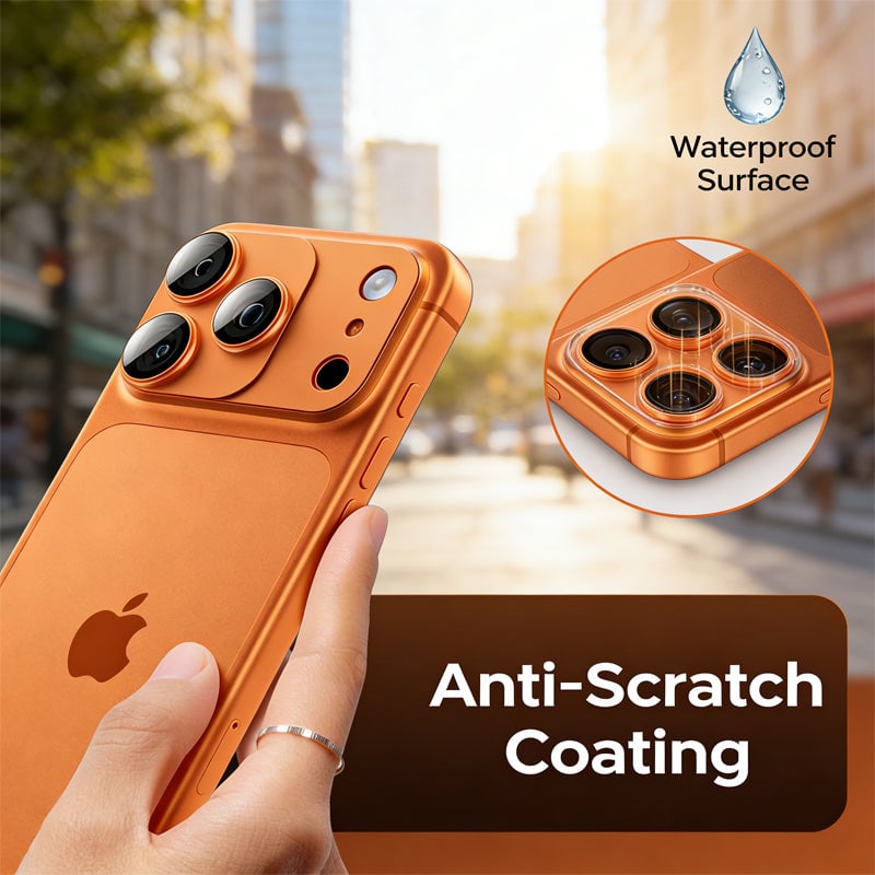 Magnetic Lens Protector for iPhone 17 Pro