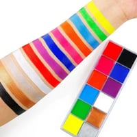 Professional Oil-Based Face & Body Paint Palette