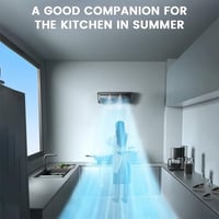 Sakerplus Portable Wireless Wall Mounted Air Conditioner